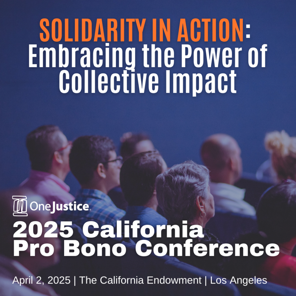MONDAY 14 - 2025 California Pro Bono Conference